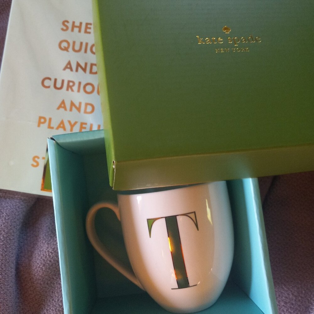 NWT Kate Spade Notebook and Tea cup/mug Set